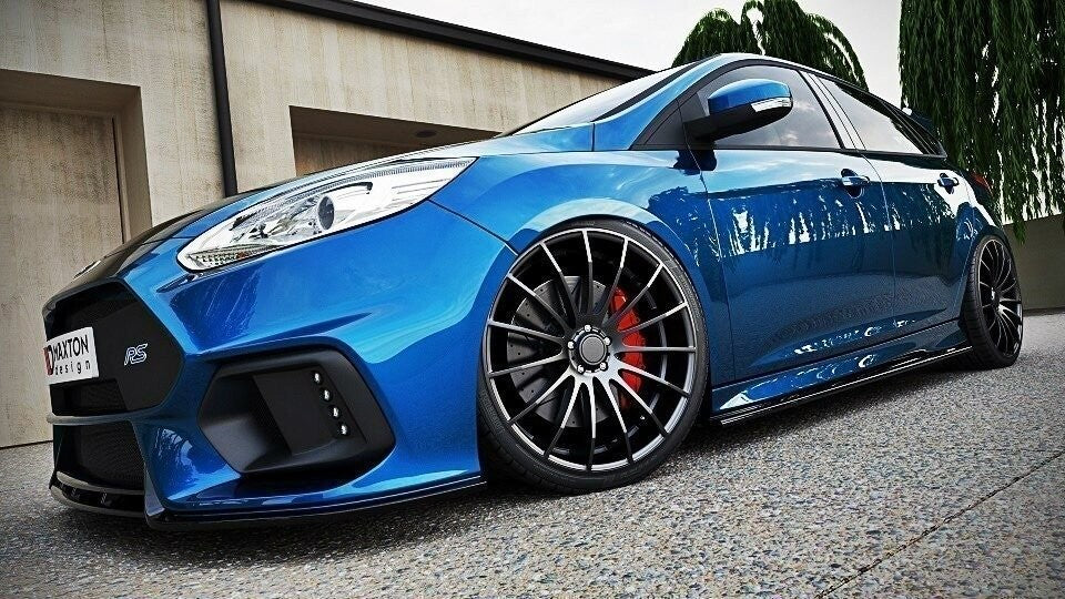 Seitenschweller Ansatz Cup Leisten für Ford Focus ST / ST-Line Mk3 / Mk3 FL Hatchback / Kombi   Maxton Design