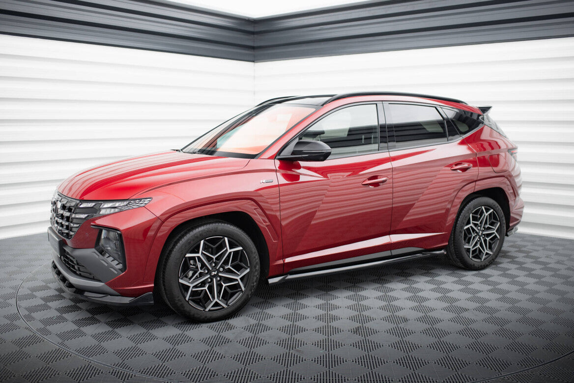 Seitenschweller Ansatz Cup Leisten für Hyundai Tucson N-Line   Maxton Design