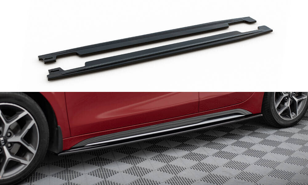 Seitenschweller Ansatz Cup Leisten für Kia ProCeed GT   Maxton Design