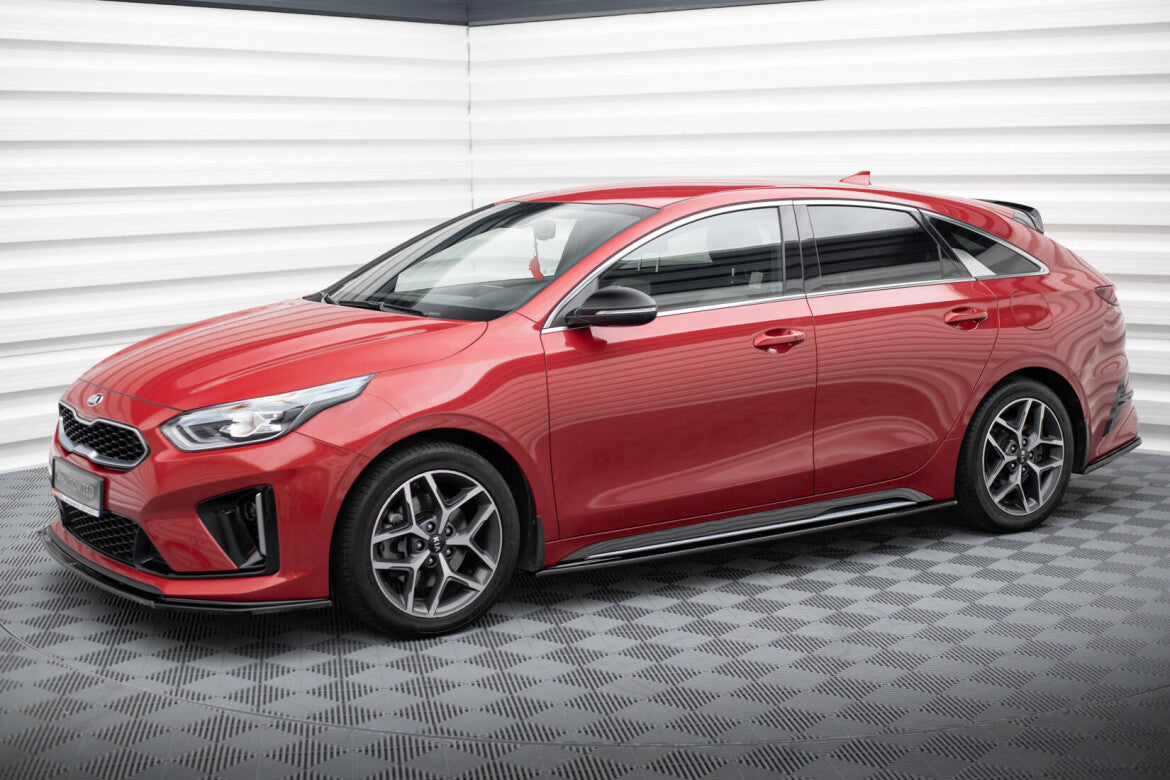 Seitenschweller Ansatz Cup Leisten für Kia ProCeed GT   Maxton Design