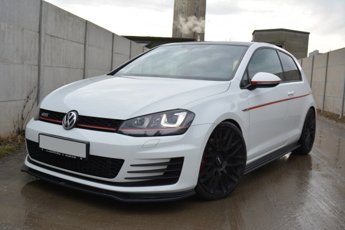 Seitenschweller Ansatz Cup Leisten für VW GOLF 7 GTI PREFACE/FACELIFT   Maxton Design