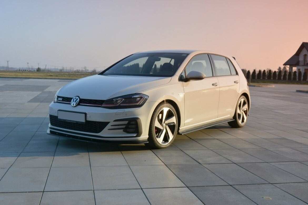 Seitenschweller Ansatz Cup Leisten für VW GOLF 7 GTI PREFACE/FACELIFT   Maxton Design