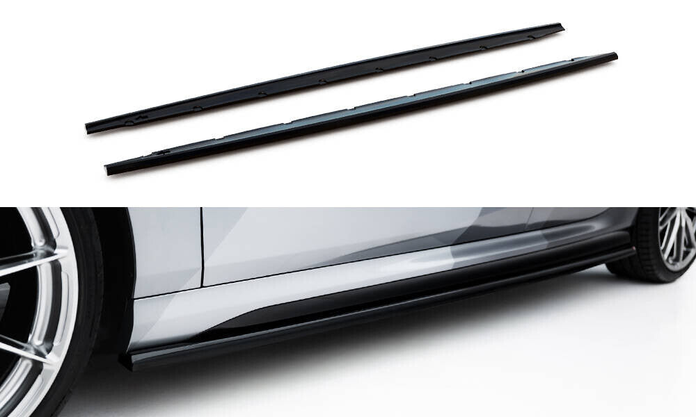 Seitenschweller Ansatz Cup Leisten V.1 für BMW M135i / 1 M-Paket F70   Maxton Design