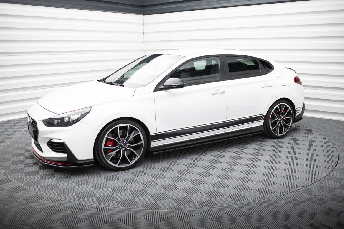 Seitenschweller Ansatz Cup Leisten V.1 für Hyundai I30 N + Facelift   Maxton Design