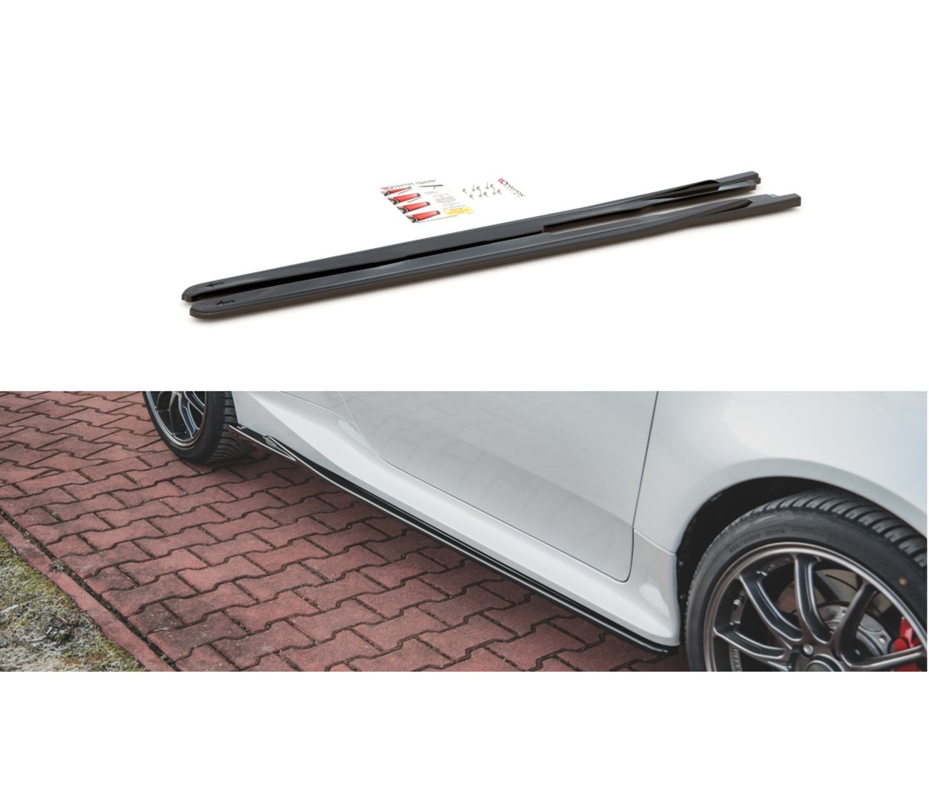 Seitenschweller V.1 für Toyota GR Yaris   Maxton Design