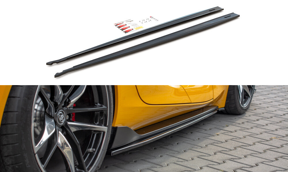 Seitenschweller Ansatz Cup Leisten V.1 für Toyota Supra Mk5   Maxton Design