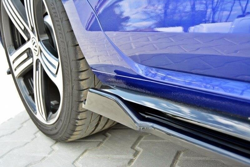 Seitenschweller Ansatz Cup Leisten V.1 für VW Golf 7 R / R-Line Facelift   Maxton Design