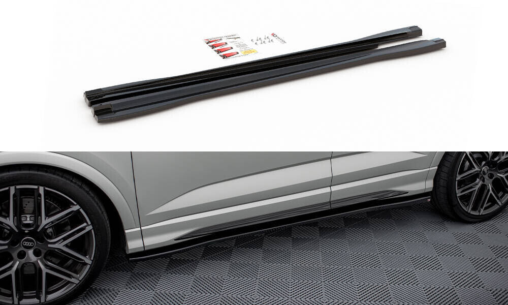 Seitenschweller Ansatz Cup Leisten V.2 für Audi Q3 S-Line / RSQ3   Maxton Design