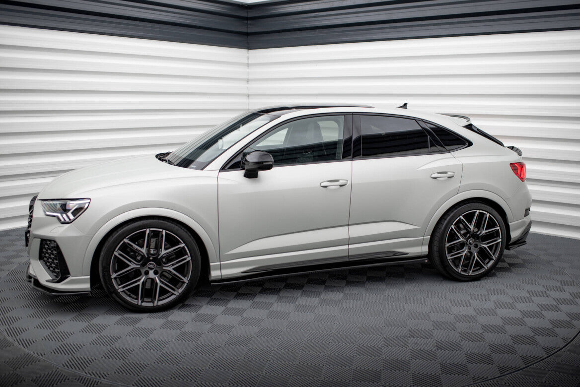 Seitenschweller Ansatz Cup Leisten V.2 für Audi Q3 S-Line / RSQ3   Maxton Design