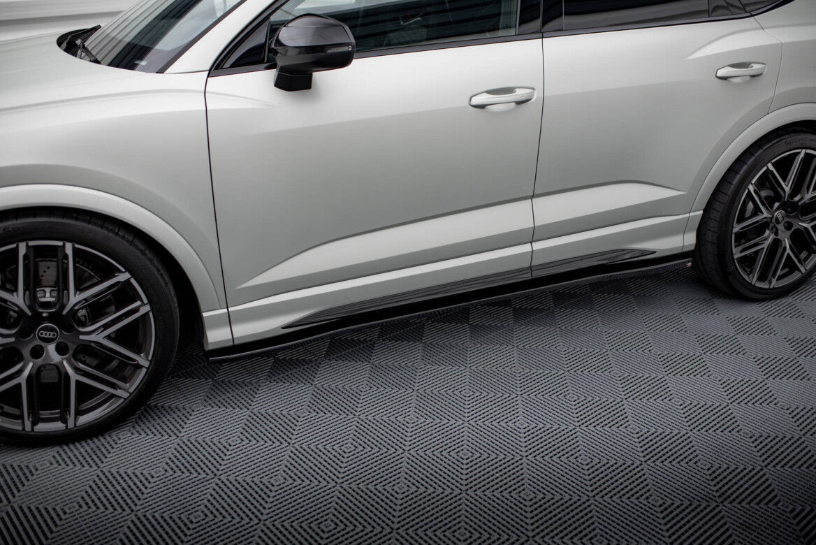 Seitenschweller Ansatz Cup Leisten V.2 für Audi Q3 S-Line / RSQ3   Maxton Design