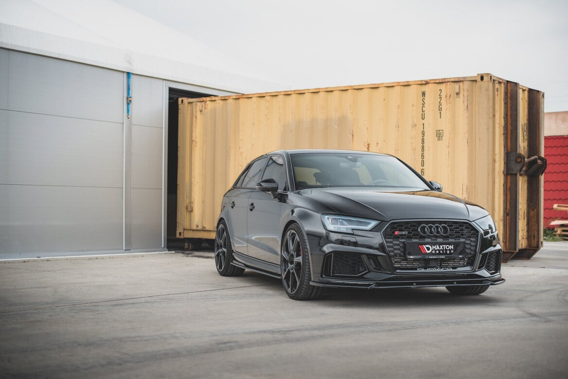 Seitenschweller Ansatz Cup Leisten V.2 für Audi RS3 8V Sportback Facelift   Maxton Design