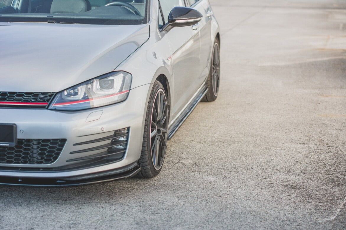 Seitenschweller Ansatz Cup Leisten V.2 für VW Golf 7 GTI   Maxton Design