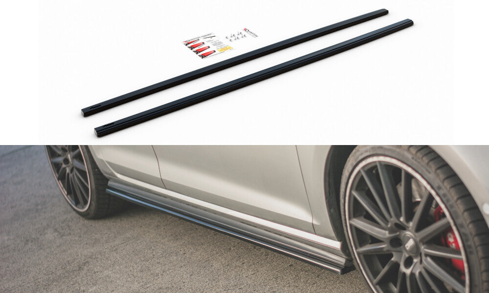 Seitenschweller Ansatz Cup Leisten V.2 für VW Golf 7 GTI   Maxton Design