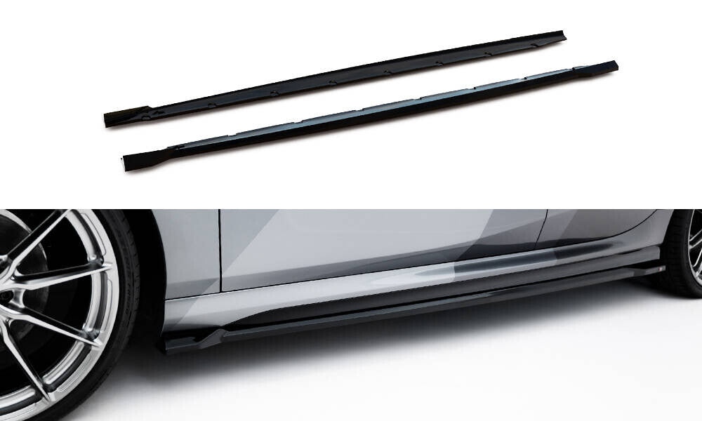 Seitenschweller Ansatz Cup Leisten V.3 für BMW M135i / 1 M-Paket F70   Maxton Design