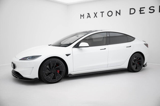 Seitenschweller Ansatz Cup Leisten V.3 für Tesla Model 3 Performance Mk1 FL   Maxton Design