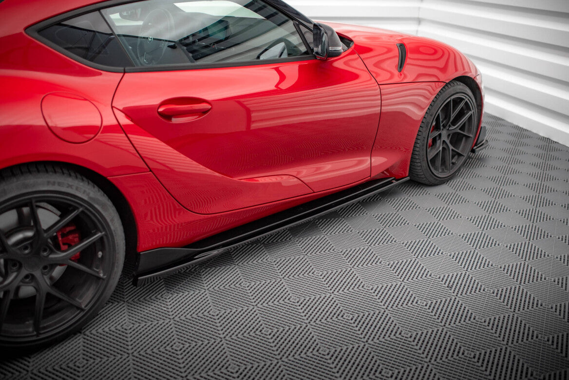 Seitenschweller Ansatz Cup Leisten V.3 für Toyota Supra Mk5   Maxton Design