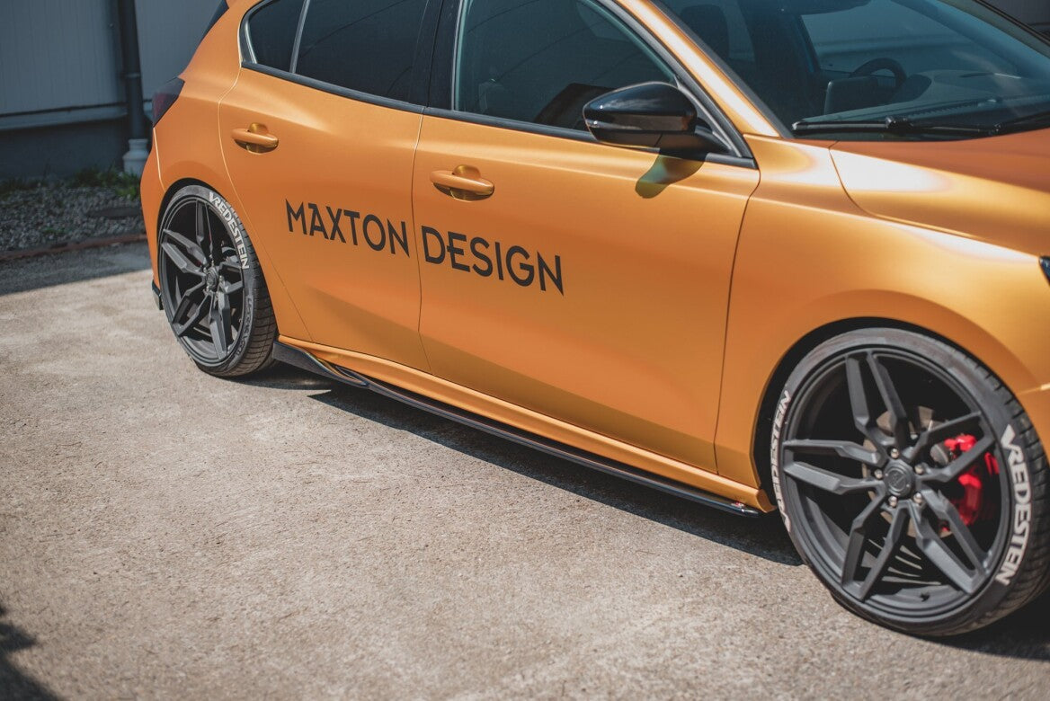 Seitenschweller Ansatz Cup Leisten V.4 für Ford Focus ST / ST-Line Mk4   Maxton Design