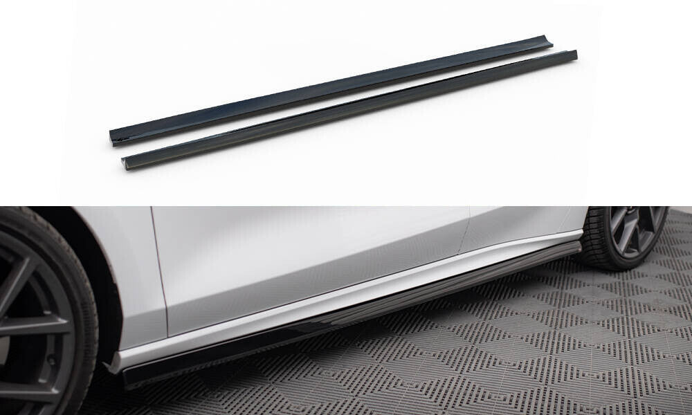 Seitenschweller Ansatz Cup Leisten V.5 für Ford Focus ST / ST-Line Mk4   Maxton Design