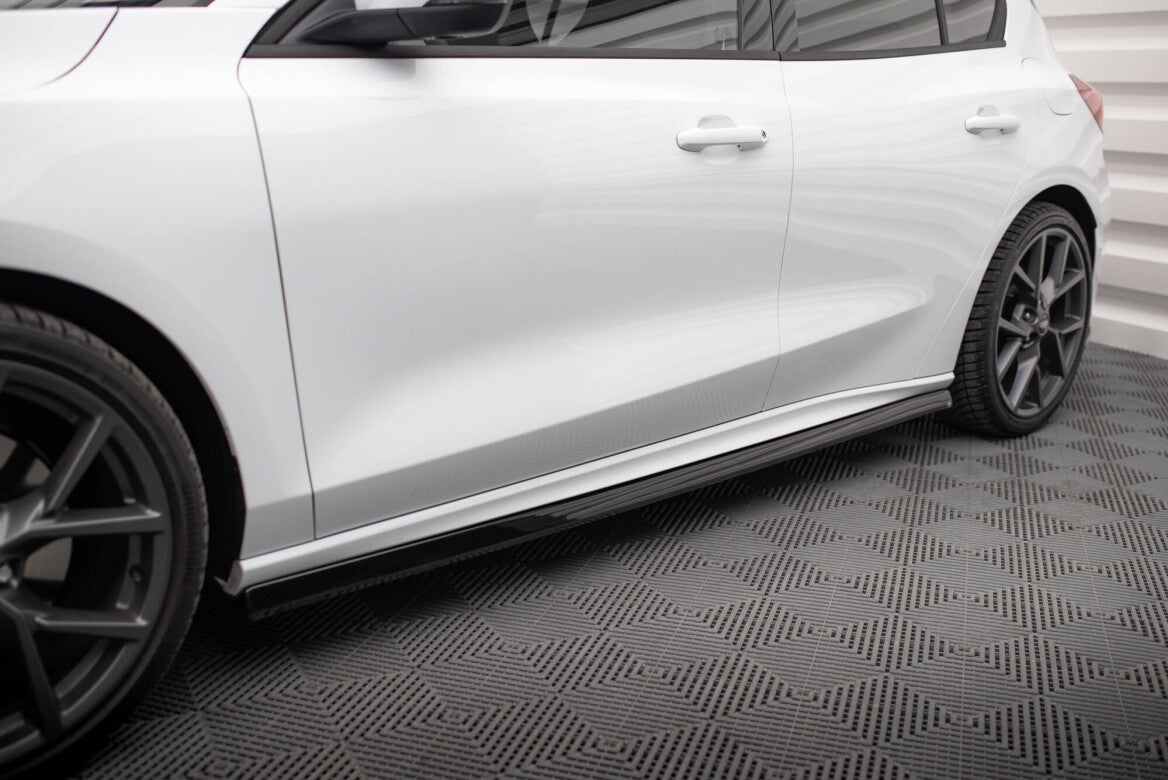 Seitenschweller Ansatz Cup Leisten V.5 für Ford Focus ST / ST-Line Mk4   Maxton Design