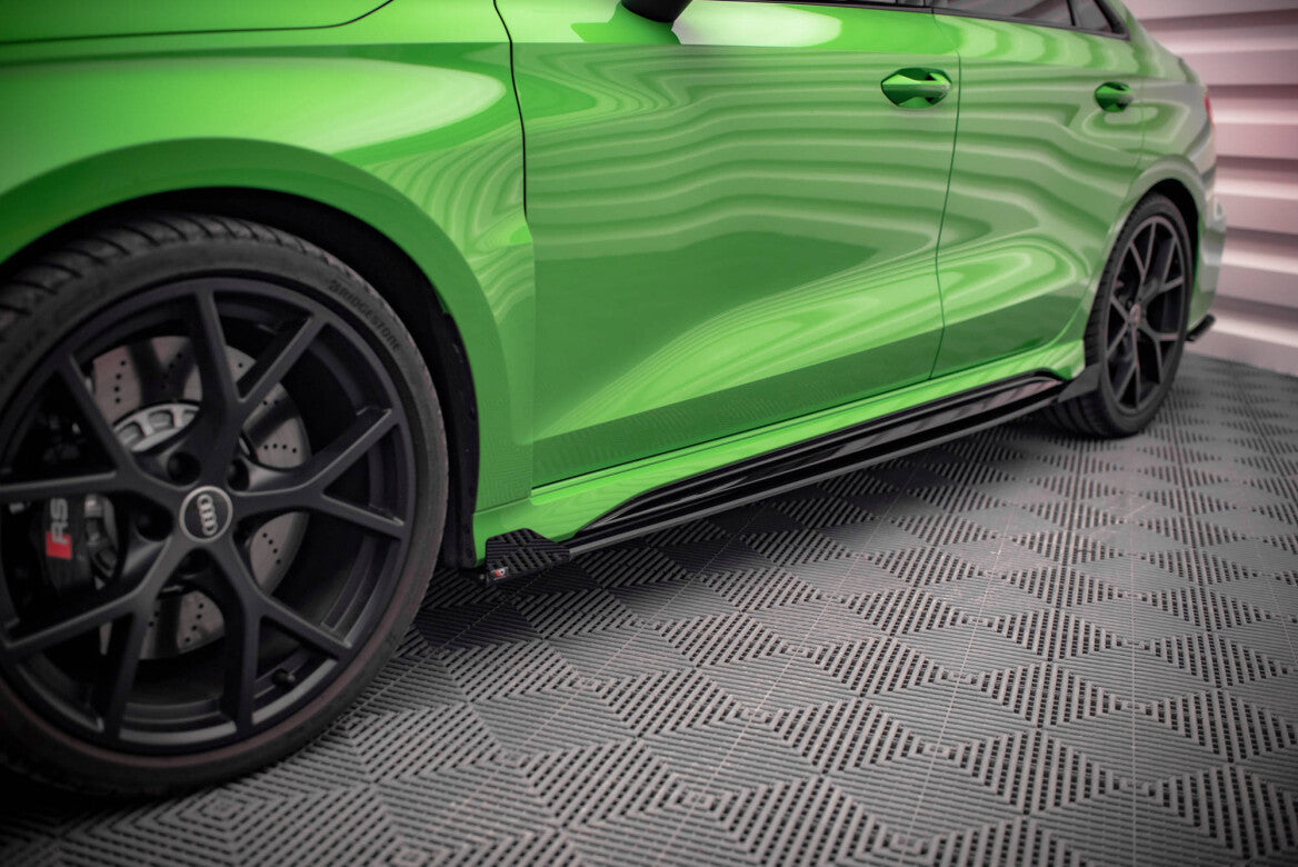 Seitenschweller Flaps für Audi RS3 Limousine 8Y   Maxton Design