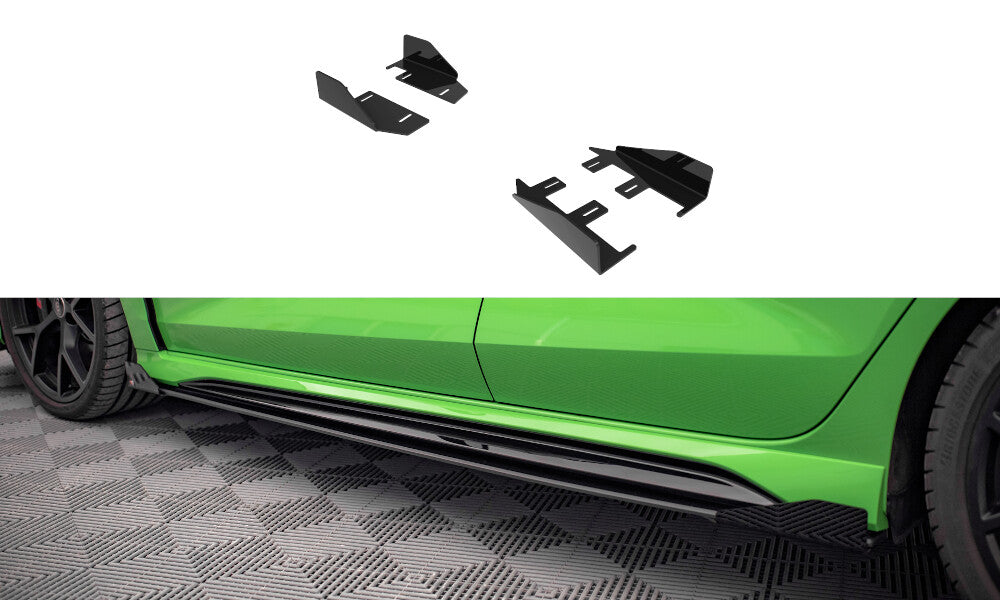Seitenschweller Flaps für Audi RS3 Limousine 8Y   Maxton Design