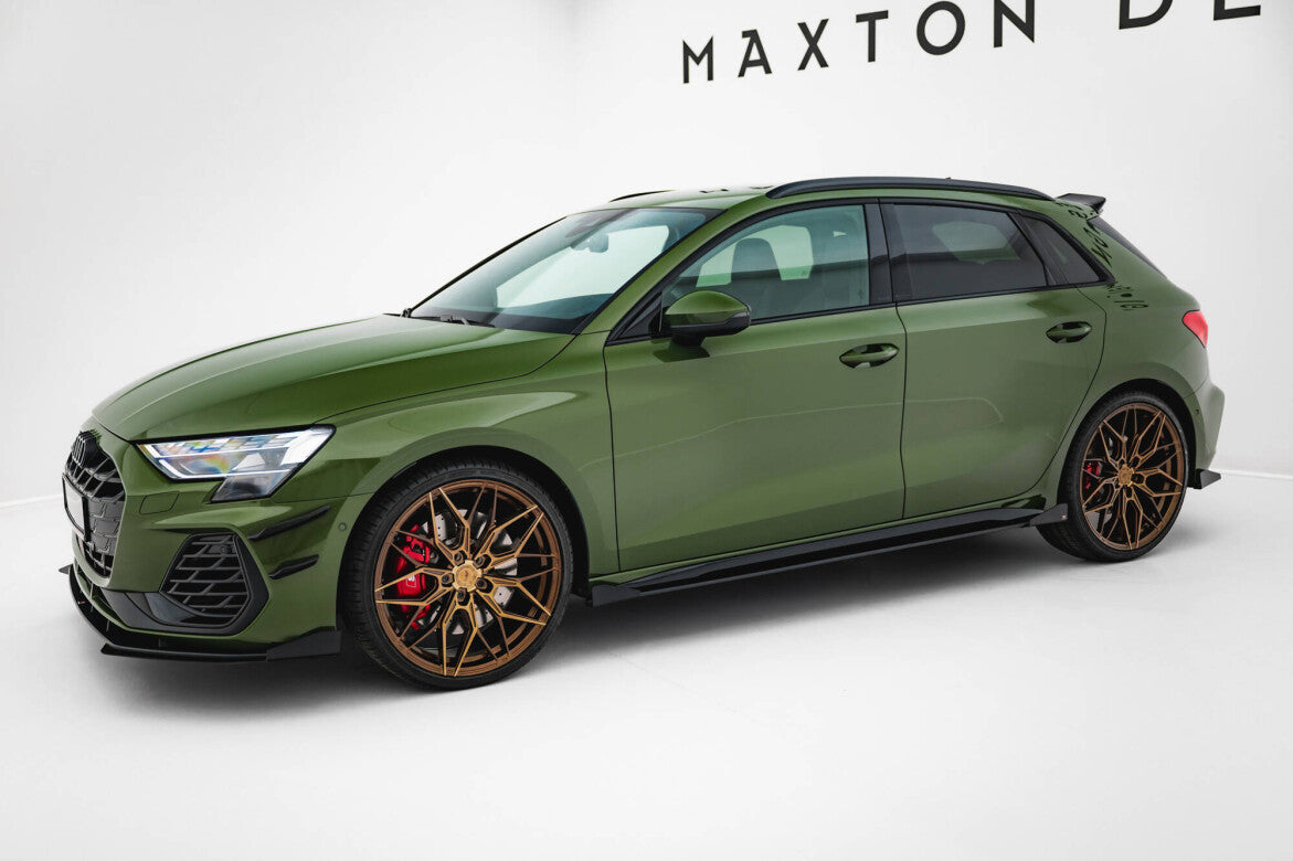 Seitenschweller Flaps für Audi S3 / A3 S-line 8Y Facelift   Maxton Design