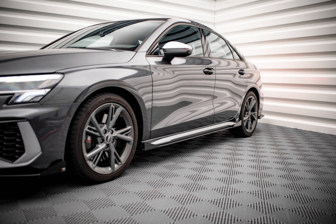 Seitenschweller Flaps für Audi S3/A3 S-Line 8Y   Maxton Design