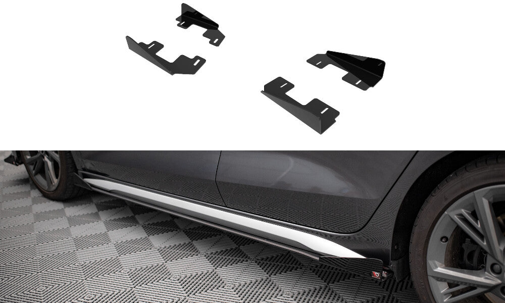 Seitenschweller Flaps für Audi S3/A3 S-Line 8Y   Maxton Design