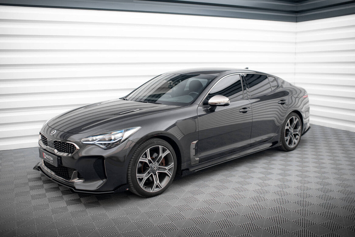 Seitenschweller Flaps für Kia Stinger GT / GT-Line   Maxton Design