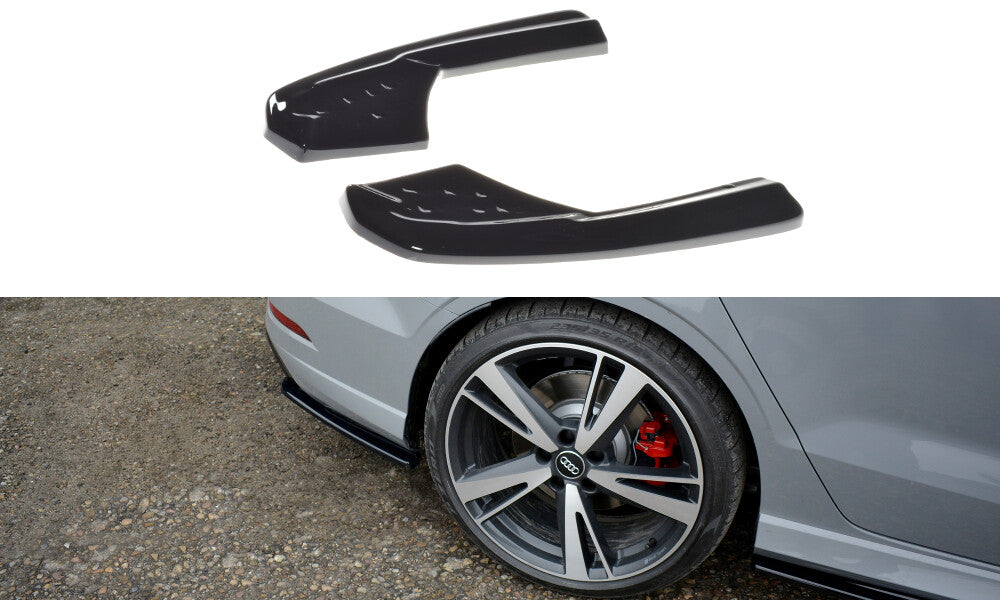 Splitter / Heck Ansatz Diffusor für Audi RS3 8V FL Limousine   Maxton Design