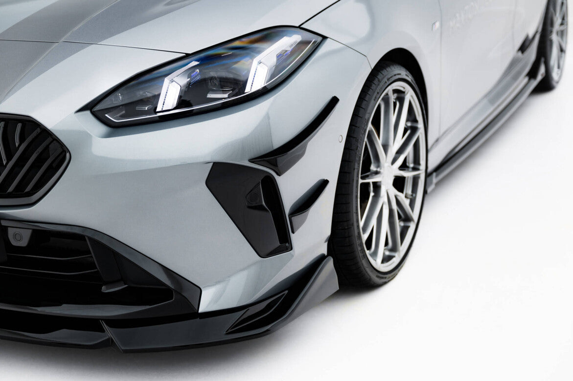 Stoßstangen Flaps Wings vorne Canards für BMW M135i F70   Maxton Design