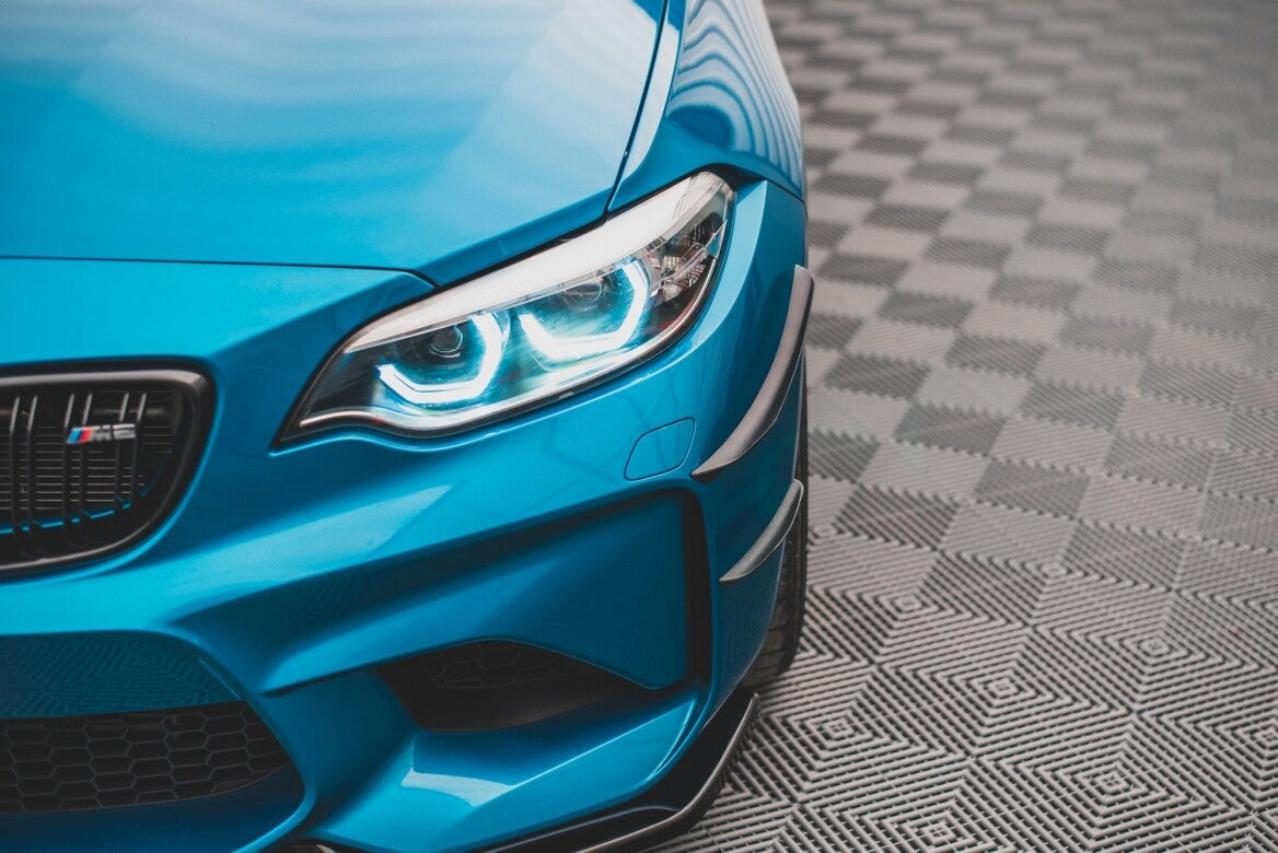Stoßstangen Flaps Wings vorne Canards für BMW M2 F87   Maxton Design