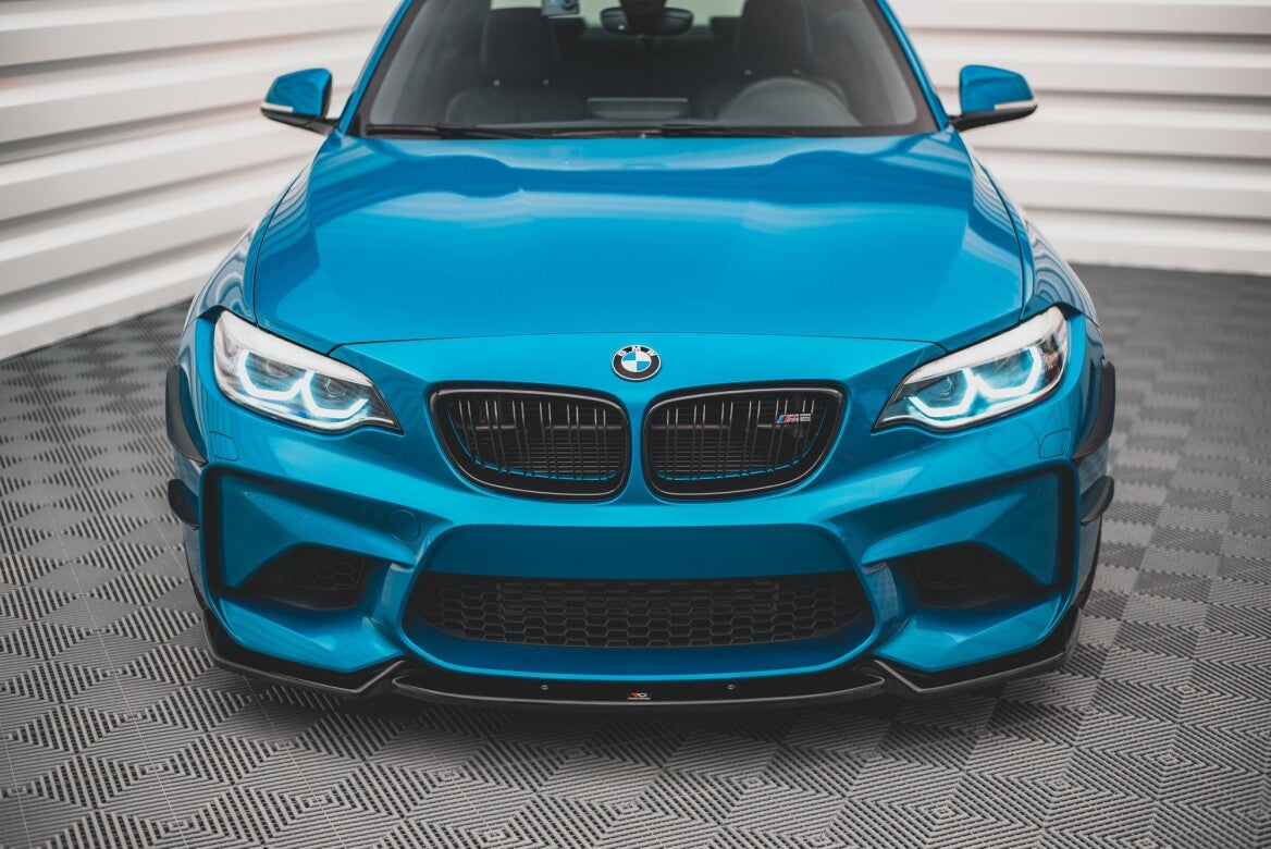 Stoßstangen Flaps Wings vorne Canards für BMW M2 F87   Maxton Design
