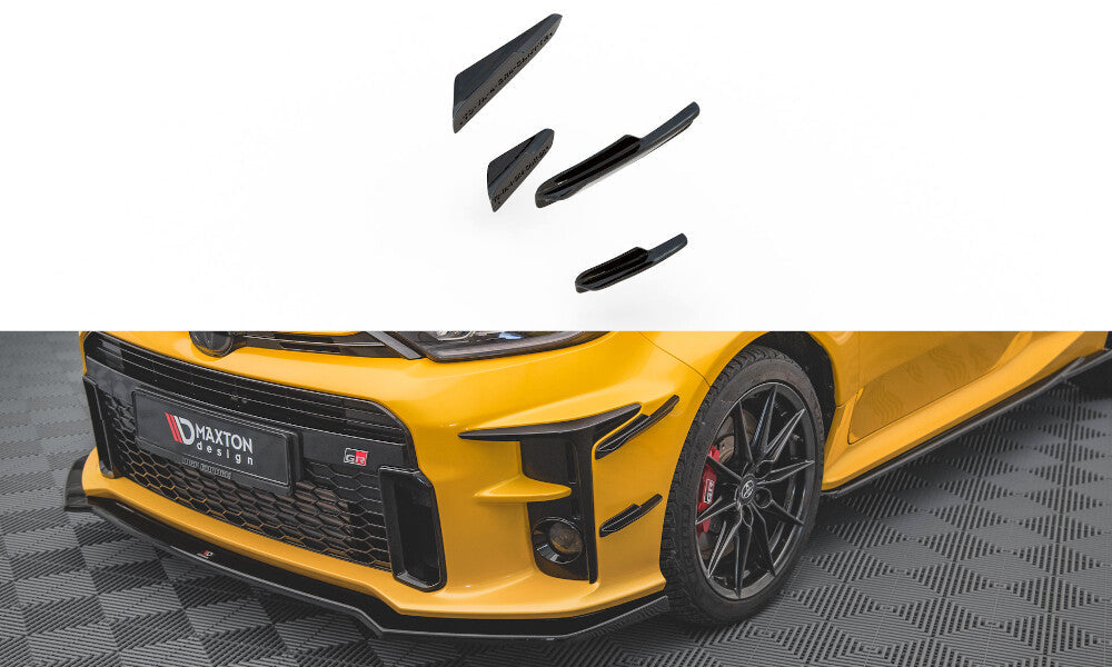 Stoßstangen Flaps Wings vorne Canards für Toyota GR Yaris   Maxton Design