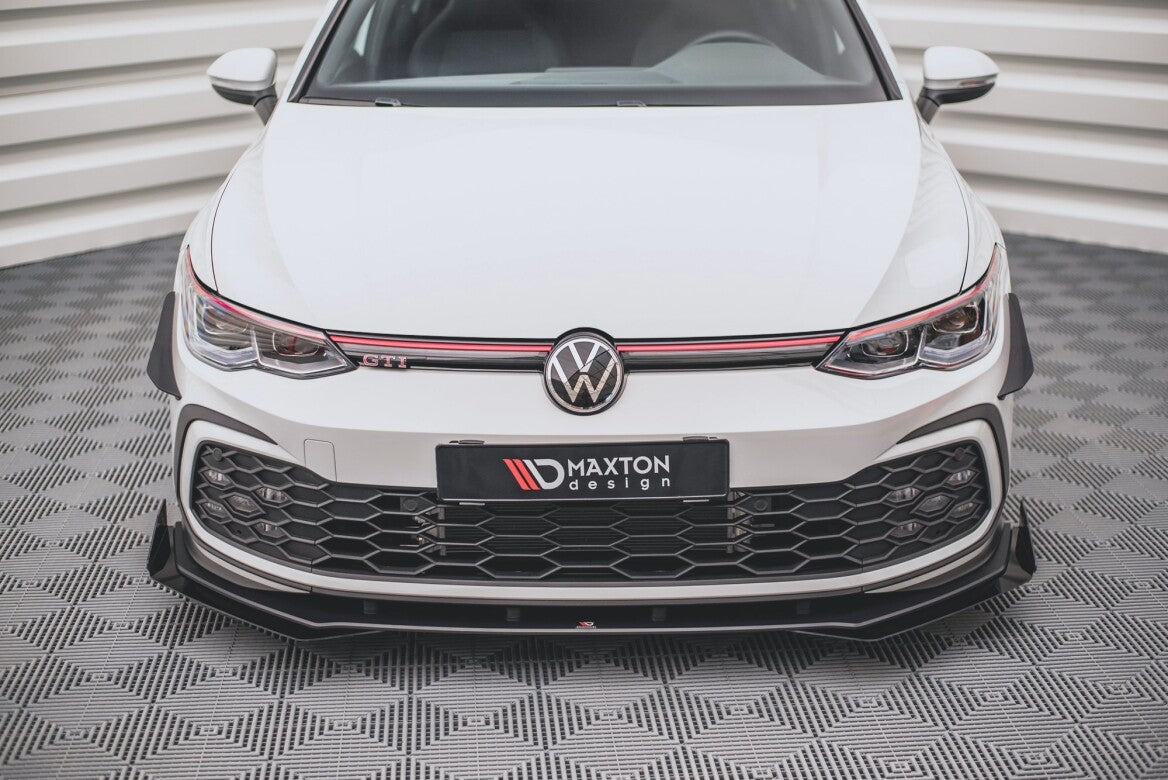 Stoßstangen Flaps Wings vorne Canards für VW Golf 8 GTI   Maxton Design