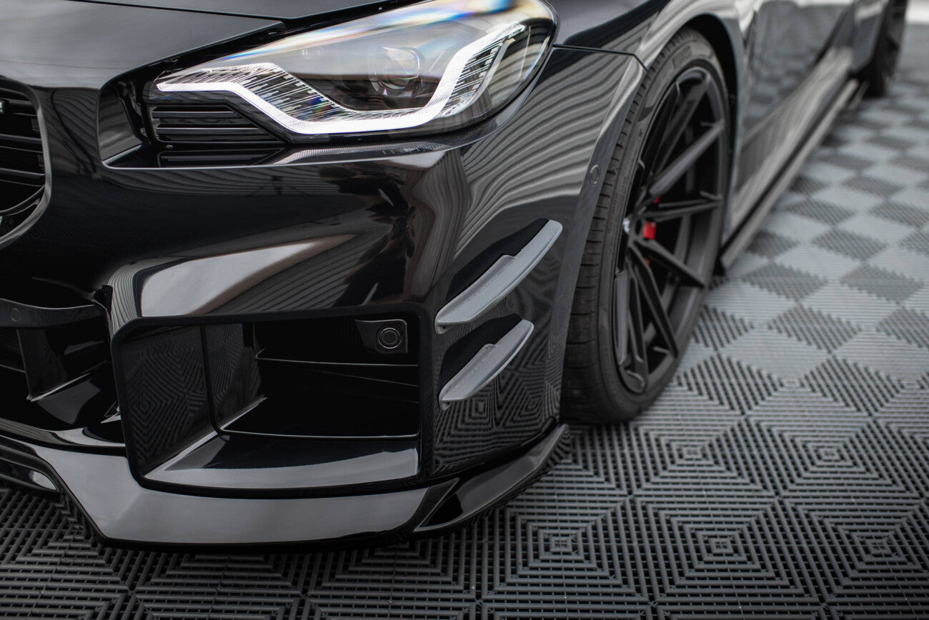 Canards Vorne Stoßstangenflügel für BMW M2 G87   Maxton Design