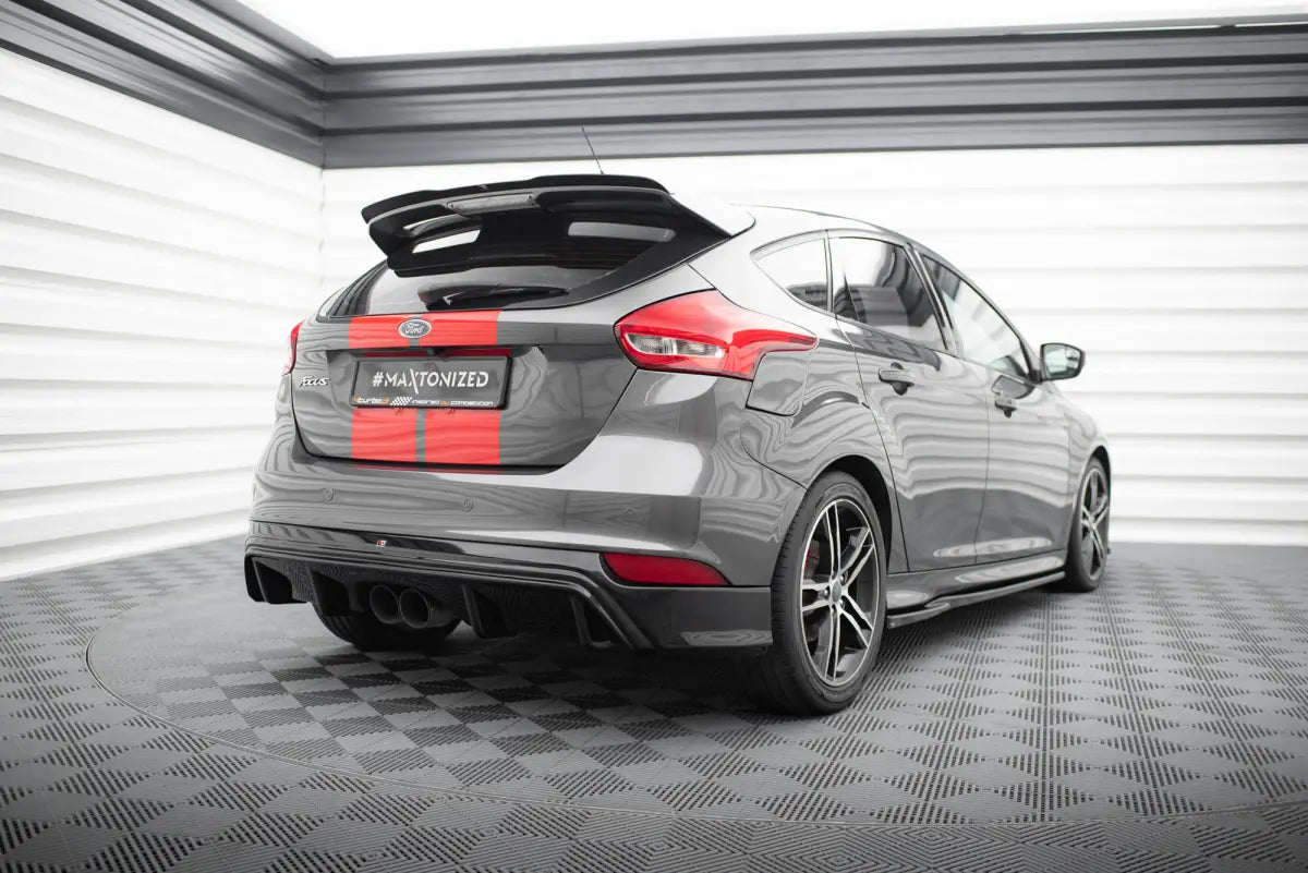 Heck Ansatz Diffusor (RS-Look) passend für Ford Focus ST Mk3 FL   Maxton Design