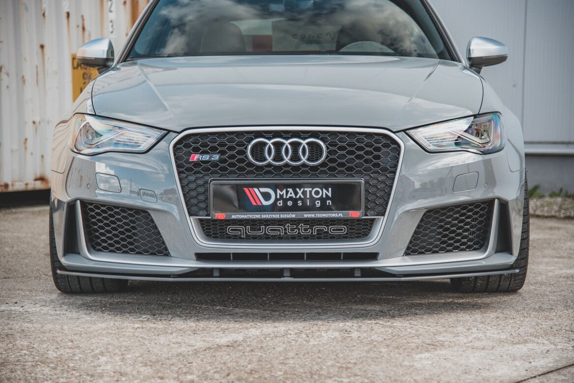 Street Pro Cup Spoilerlippe Front Ansatz für Audi RS3 8V Sportback   Maxton Design