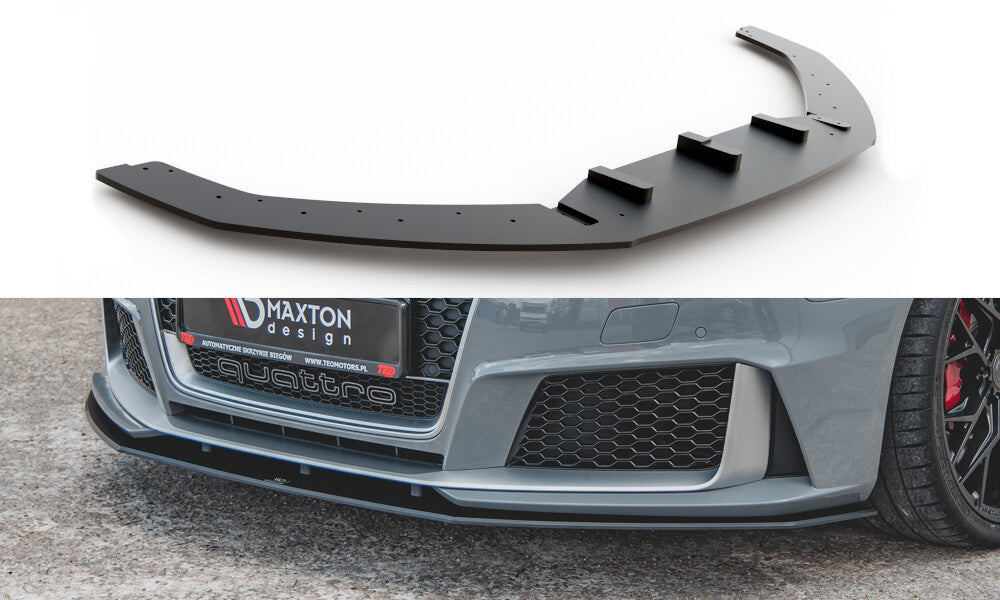 Street Pro Cup Spoilerlippe Front Ansatz für Audi RS3 8V Sportback   Maxton Design