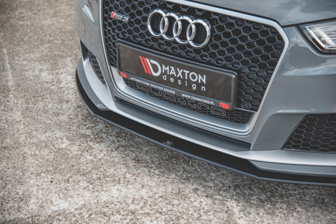 Street Pro Cup Spoilerlippe Front Ansatz für Audi RS3 8V Sportback   Maxton Design