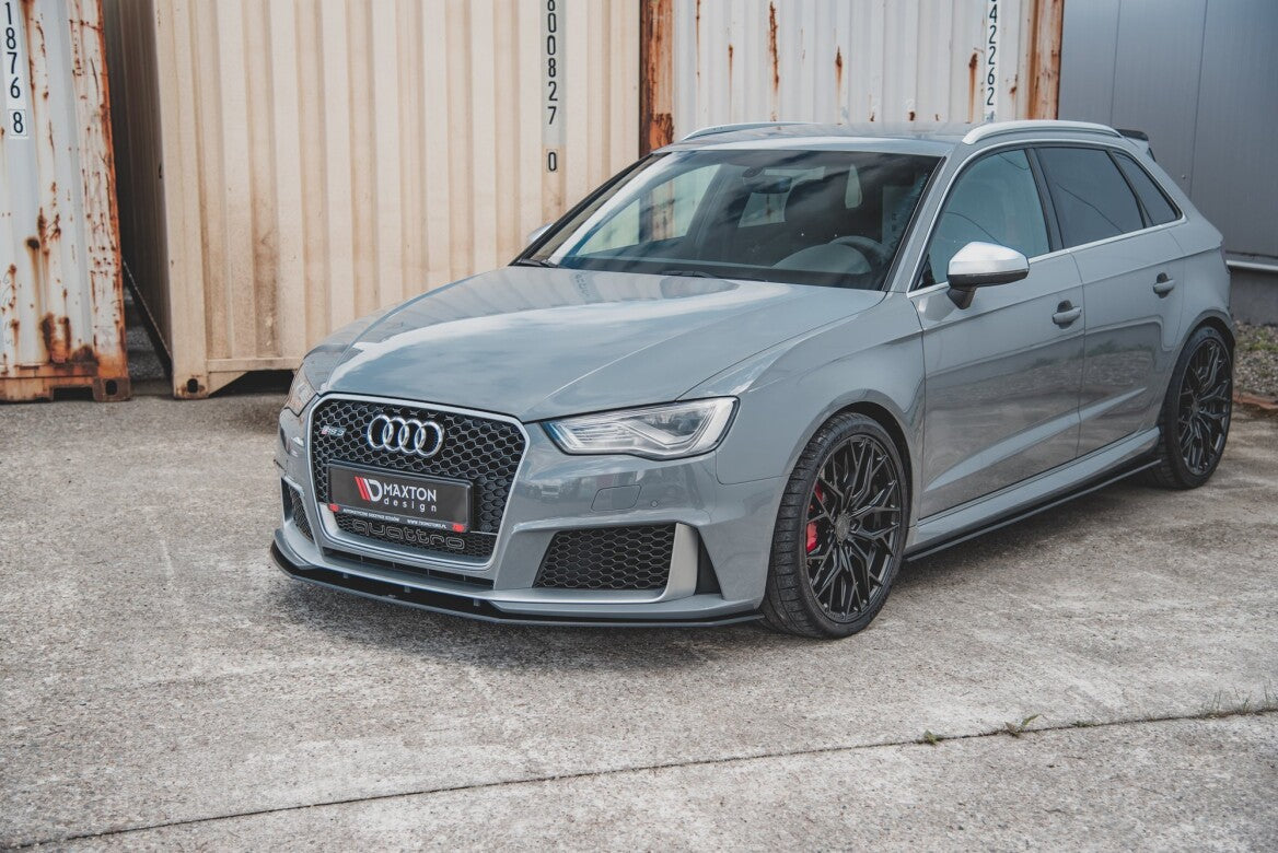 Street Pro Cup Spoilerlippe Front Ansatz für Audi RS3 8V Sportback   Maxton Design