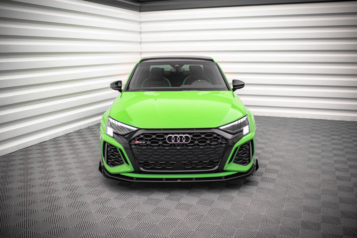 Street Pro Cup Spoilerlippe Front Ansatz für Audi RS3 Sportback 8Y   Maxton Design