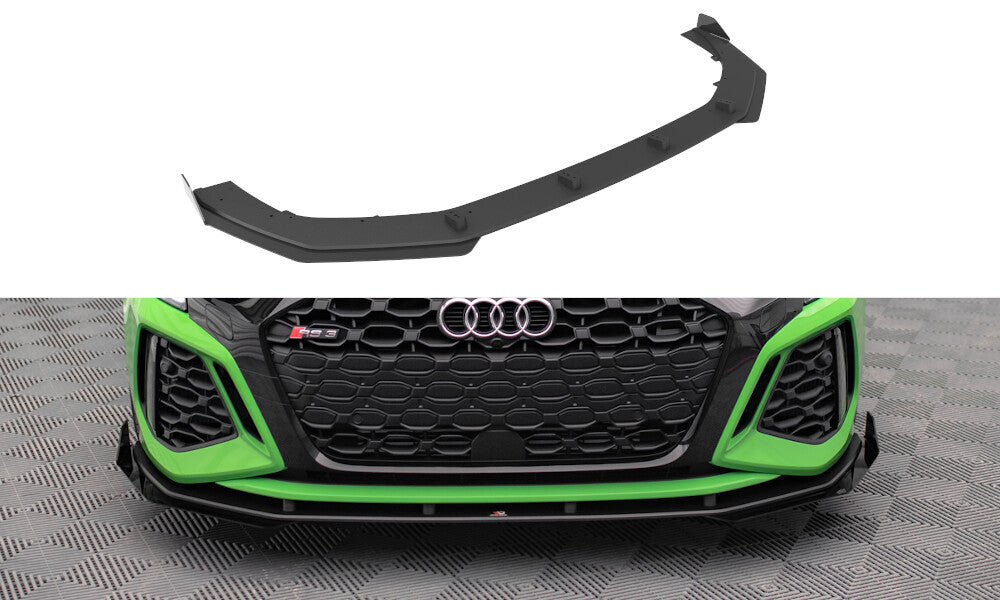 Street Pro Cup Spoilerlippe Front Ansatz für Audi RS3 Sportback 8Y   Maxton Design