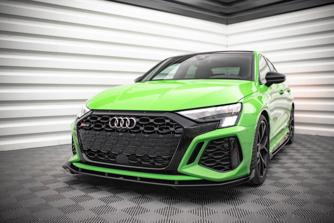 Street Pro Cup Spoilerlippe Front Ansatz für Audi RS3 Sportback 8Y   Maxton Design