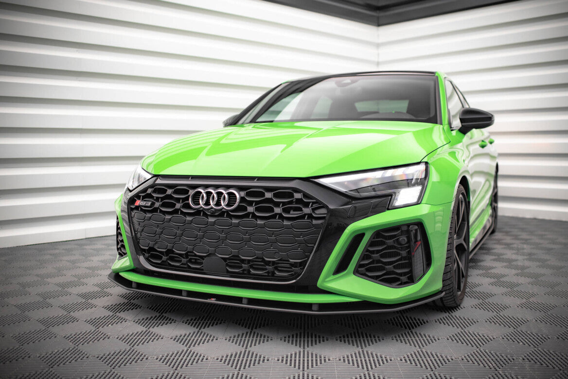 Street Pro Cup Spoilerlippe Front Ansatz für Audi RS3 Sportback 8Y   Maxton Design