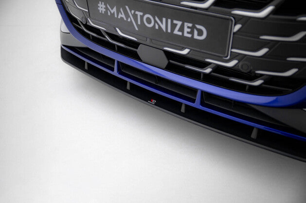 Street Pro Cup Spoilerlippe Front Ansatz für Audi S3 / A3 S-line 8Y Facelift   Maxton Design