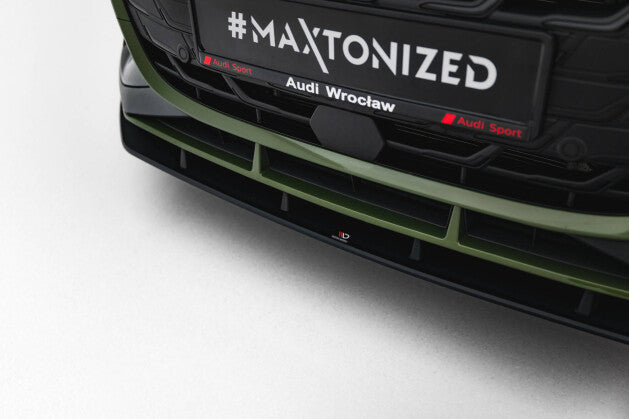 Street Pro Cup Spoilerlippe Front Ansatz für Audi S3 / A3 S-line 8Y Facelift   Maxton Design