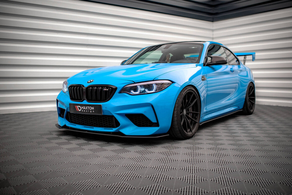 Street Pro Cup Spoilerlippe Front Ansatz für BMW M2 Competition F87   Maxton Design