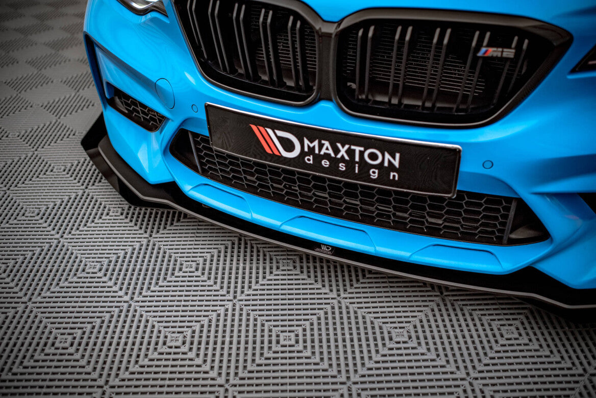 Street Pro Cup Spoilerlippe Front Ansatz für BMW M2 F87 + Flaps   Maxton Design