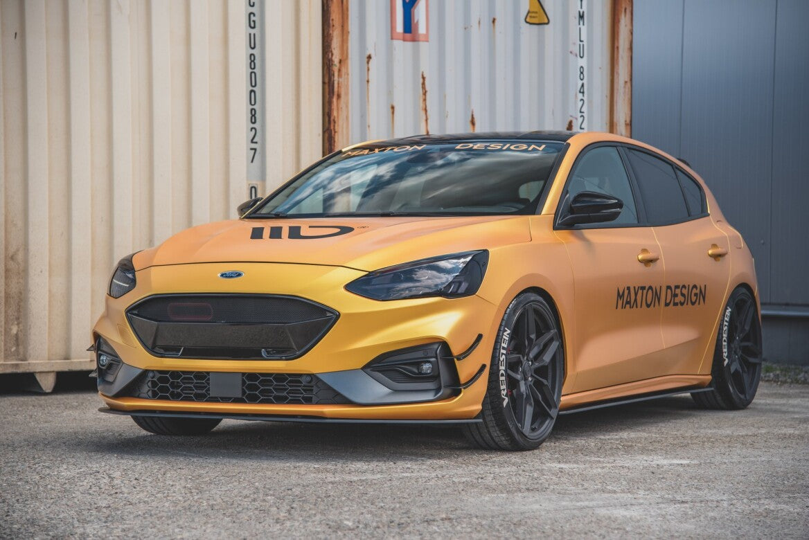 Street Pro Cup Spoilerlippe Front Ansatz für Ford Focus ST / ST-Line Mk4   Maxton Design